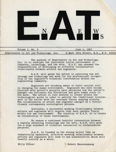 EAT News - Volume 1, 1967