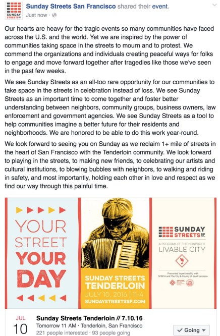 Sunday Streets 7.10.16